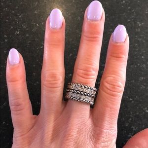 Montana Silversmith’s Size 6 Rope Ring!